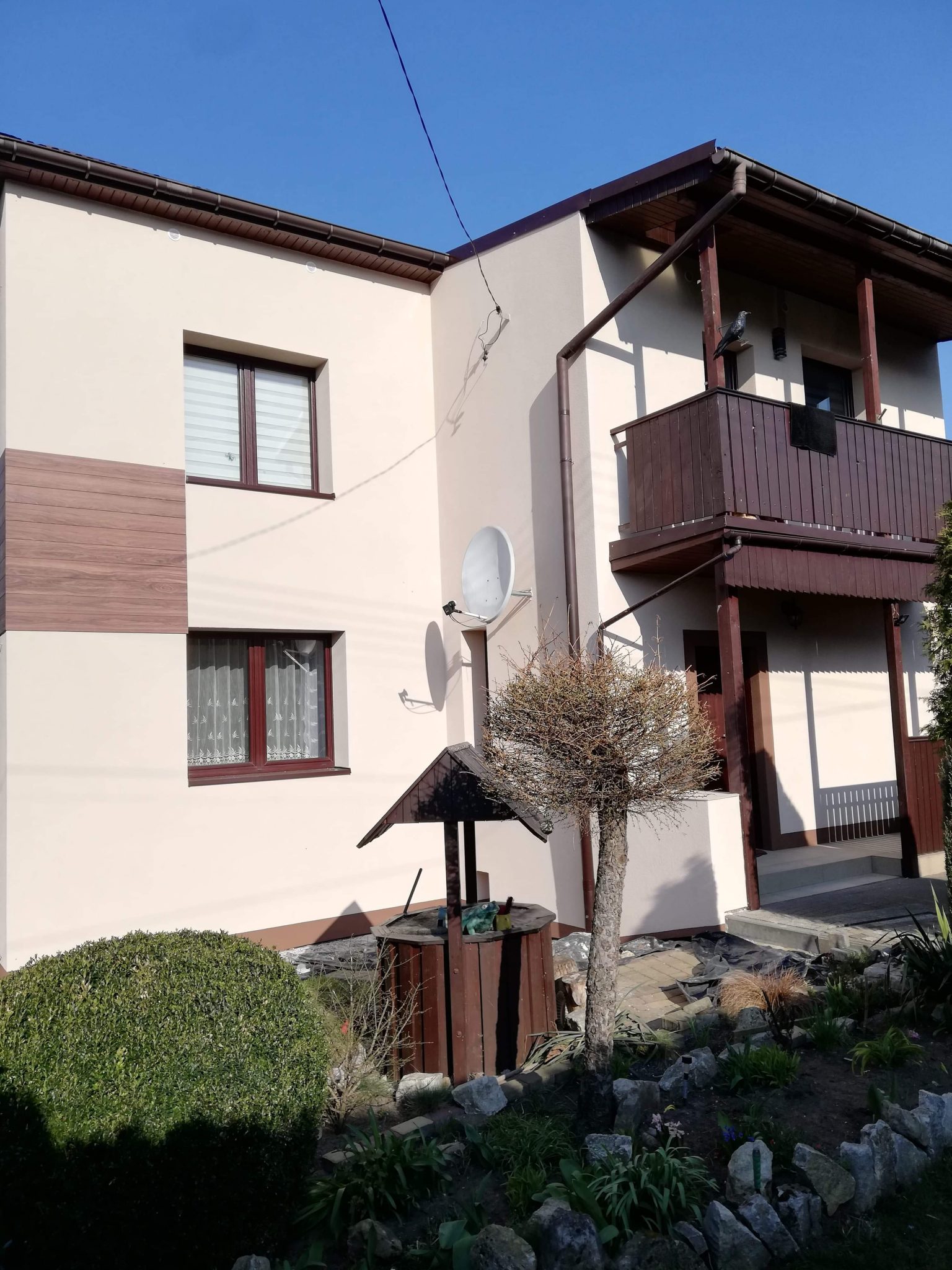 Elewacja domu po remoncie