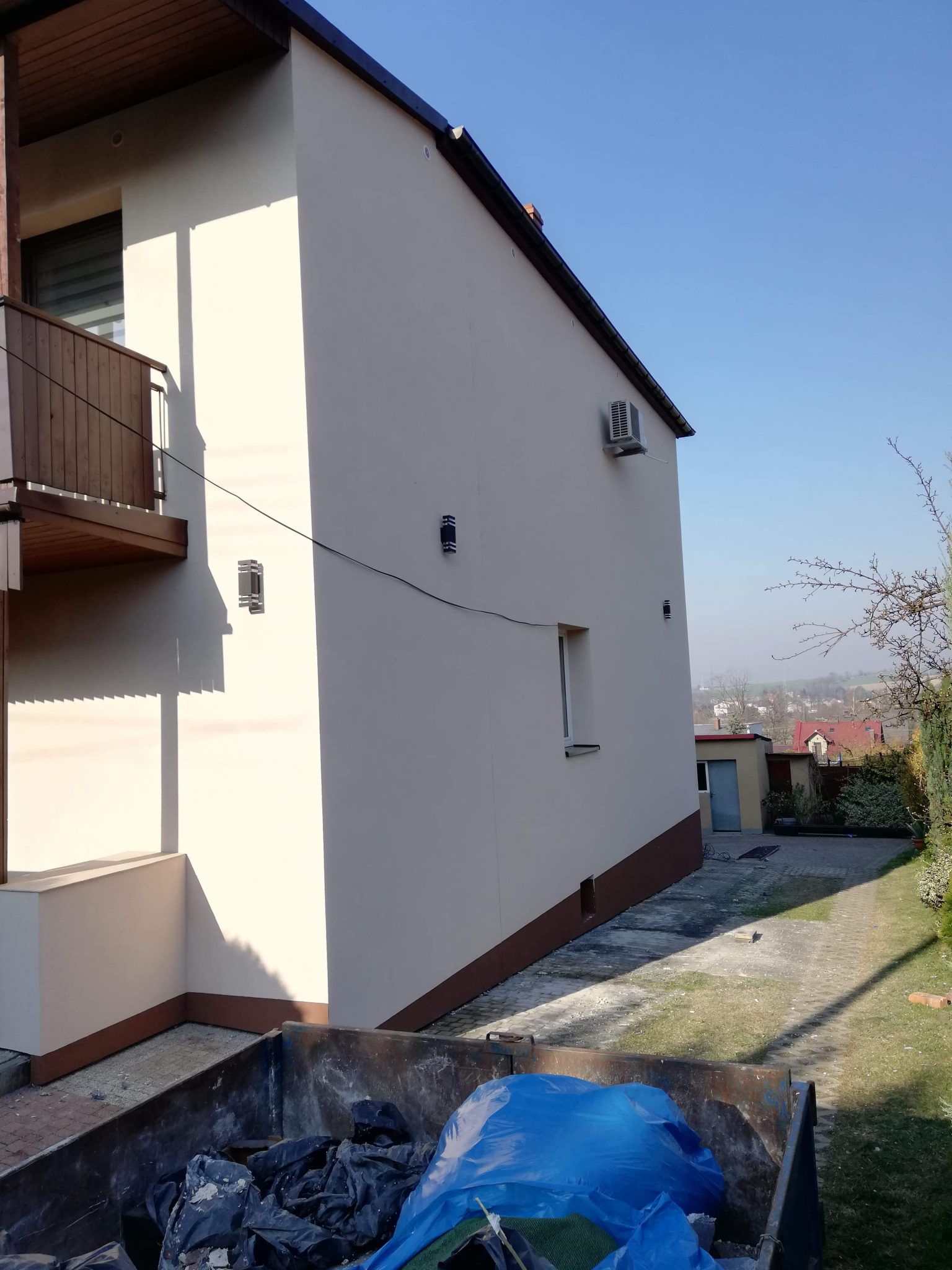 Elewacja zewnętrzna domu – widok